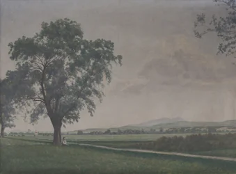 Paesaggio vicino al villaggio di Pribovce
